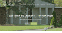 Desktop Screenshot of greenlawn-memorial.com